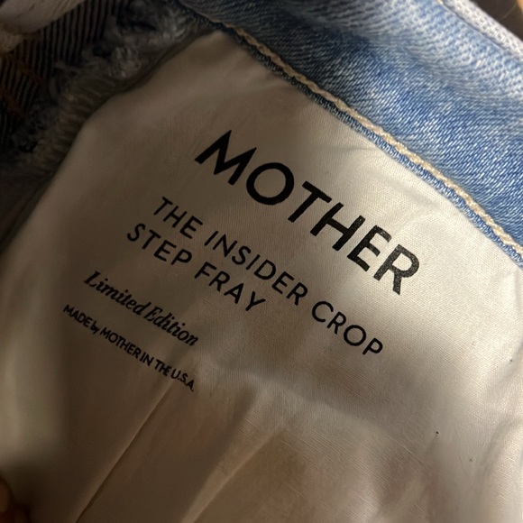MOTHER The Insider Crop Step Fray - Picture 4 of 7